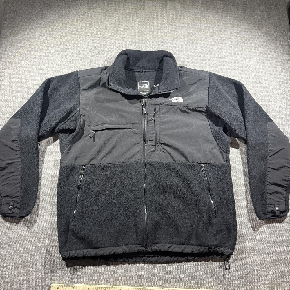 The North Face Jacket Mens XL Black‎ Denali Fleece Full Zip Hiking Outdoor